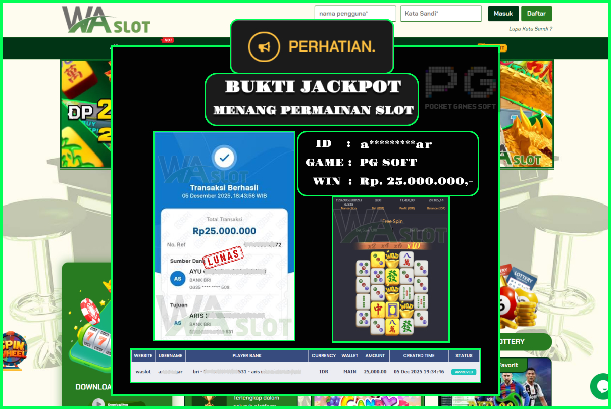 WASLOT – MAHJONG WAYS 2