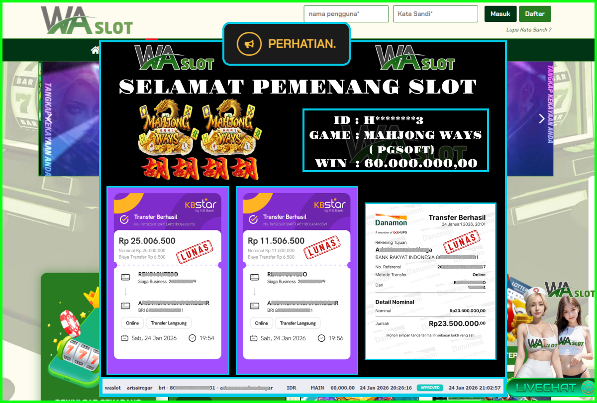 WASLOT – MAHJONG WAYS 2