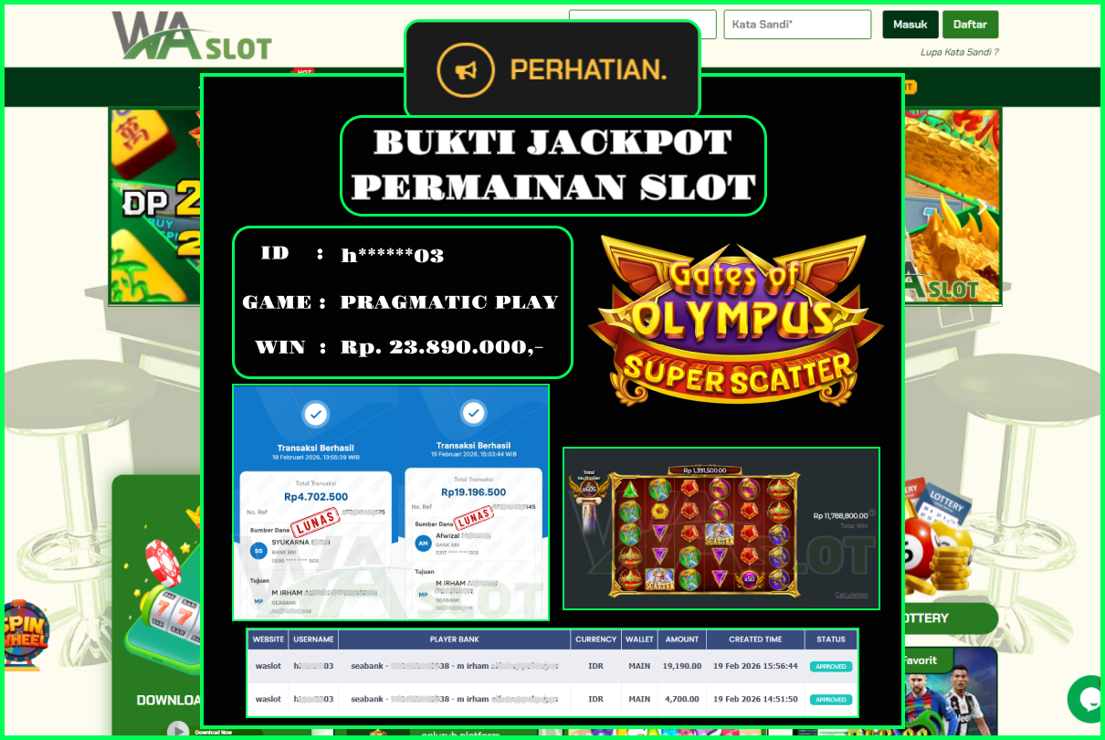 WASLOT – GATES OF OLYMPUS SUPER SCATTER