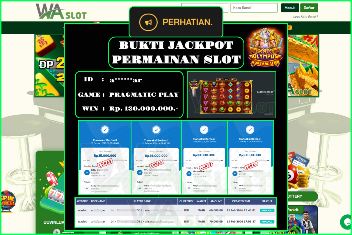 WASLOT – GATES OF OLYMPUS SUPER SCATTER