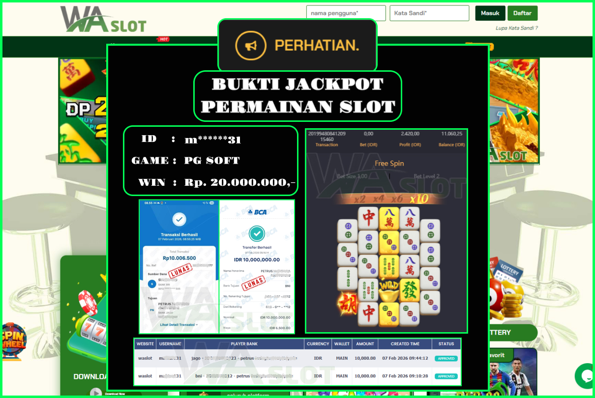 WASLOT –  MAHJONG WAYS 2