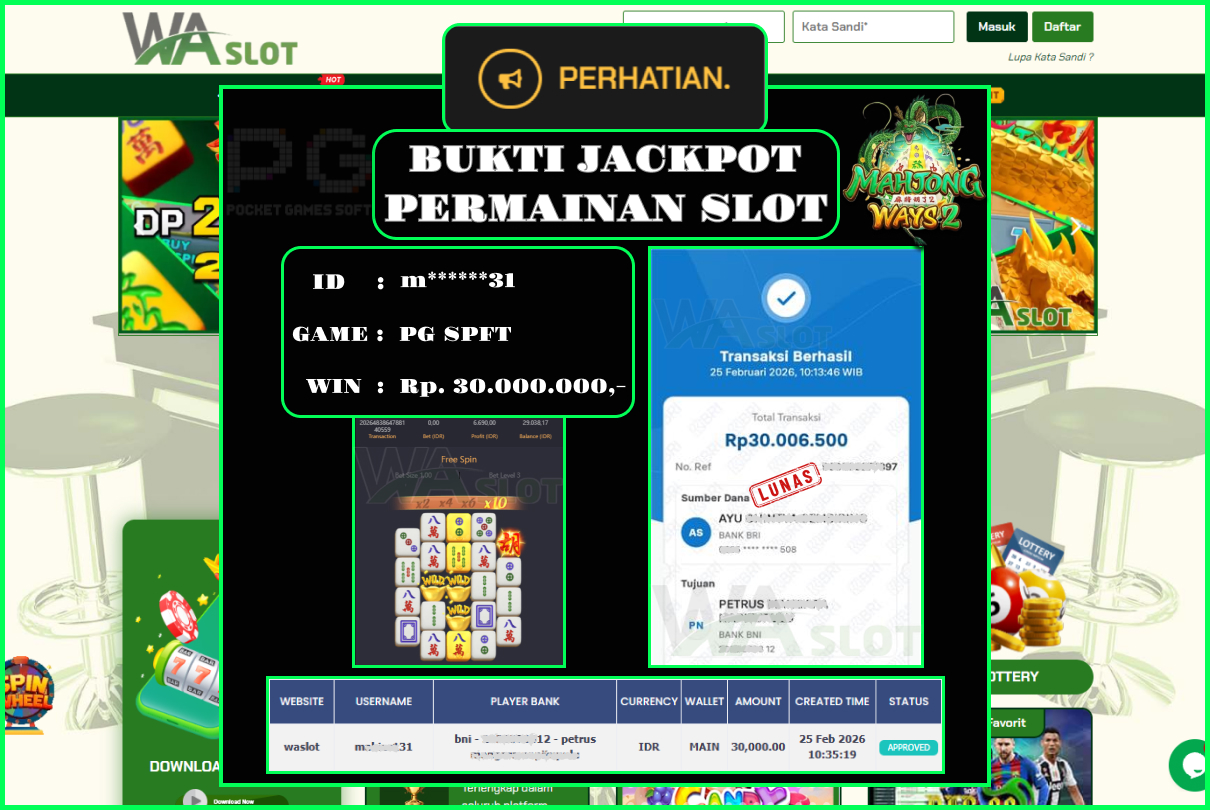 WASLOT – MAHJONG WAYS 2