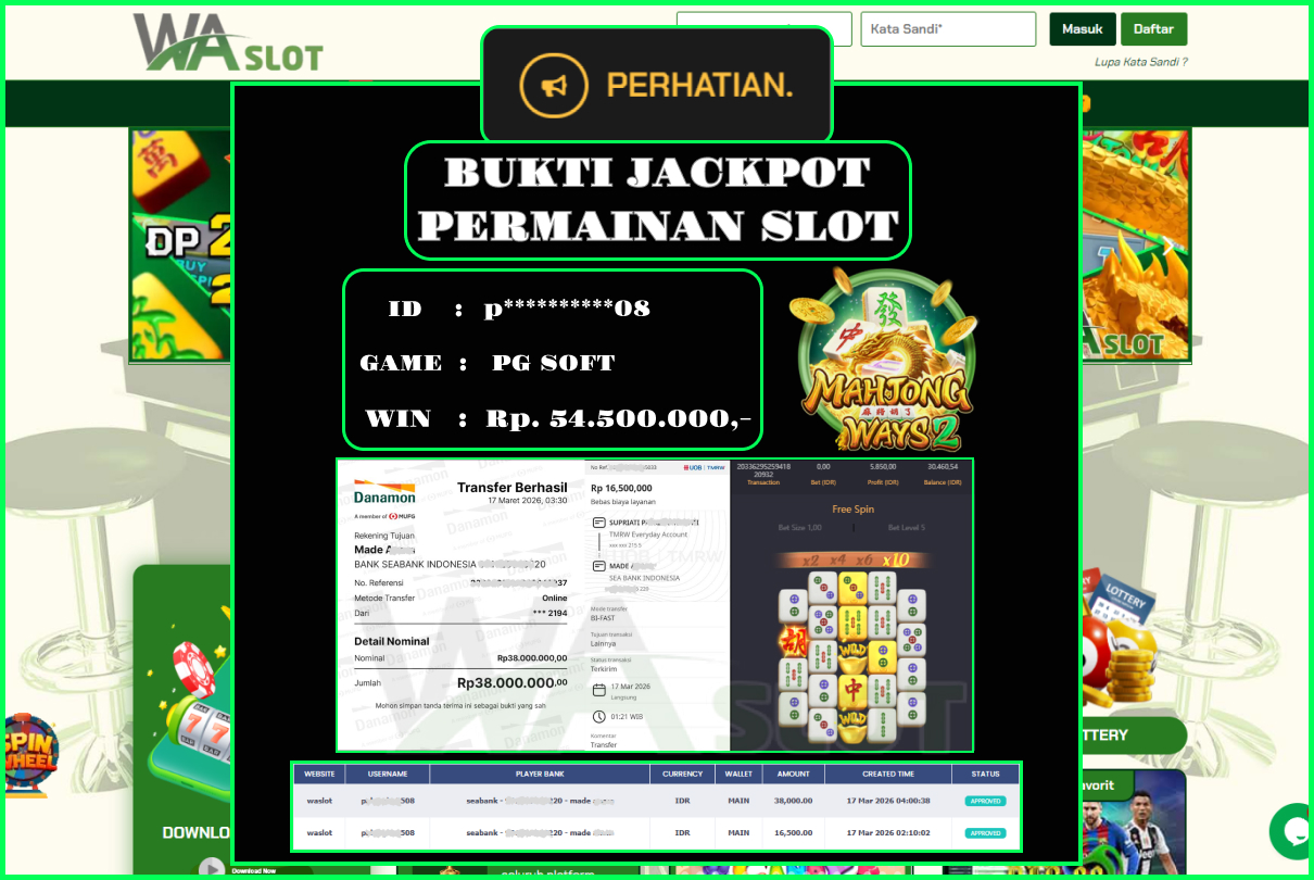 WASLOT – MAHJONG WAYS 2