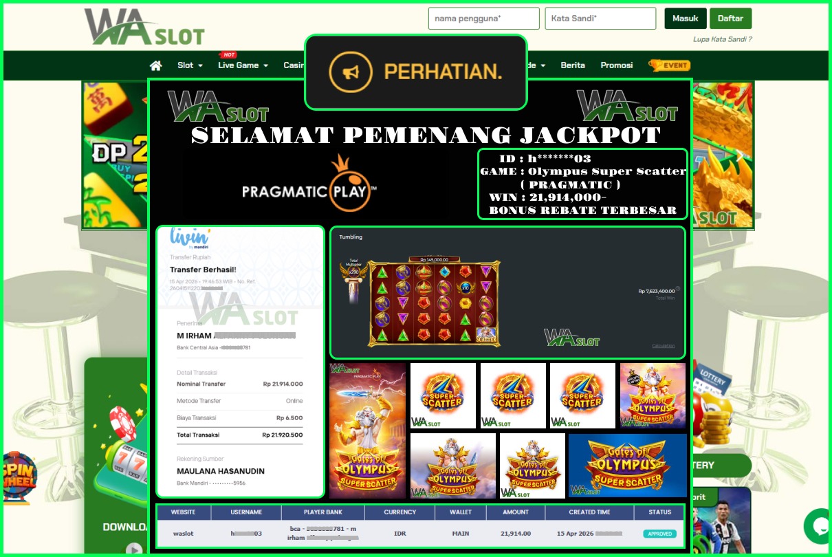 Gates of Olympus Super Scatter (PRAGMATIC)